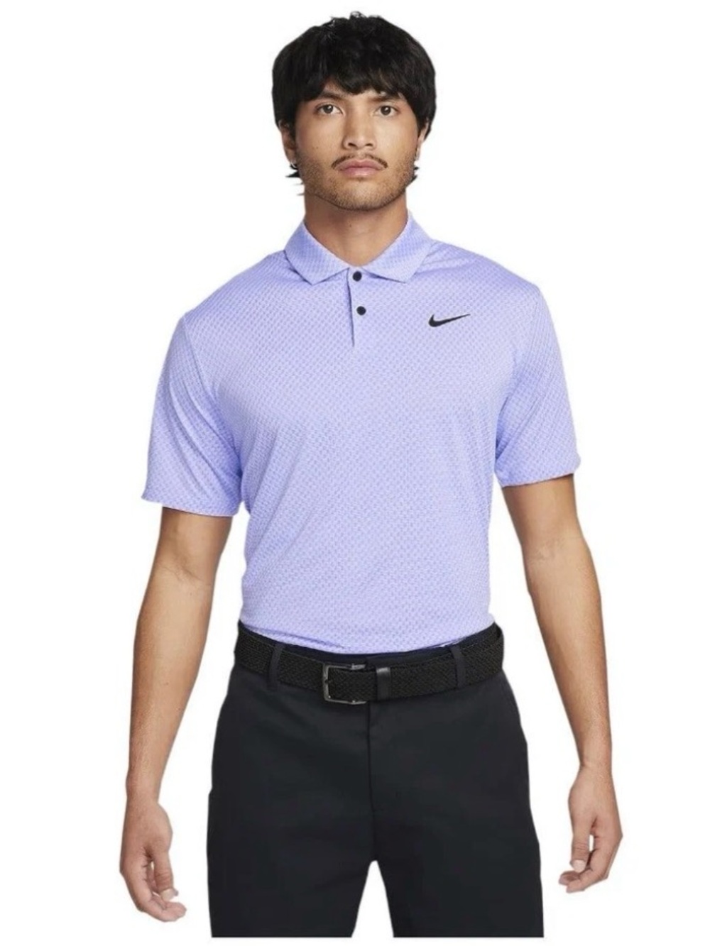 Nike Golf Dri-Fit Tour Polo FD5741-533 Men’s Jacquard Purple Size Small Tall NEW